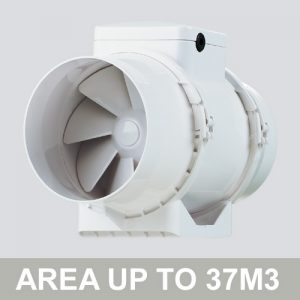 TT Mixflow Plastic Inline Fan (100mm)