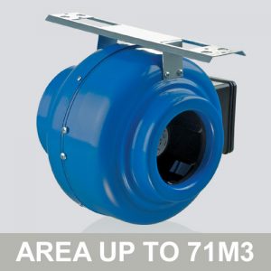 VKM - Centrifugal Inline Fan (125mm)